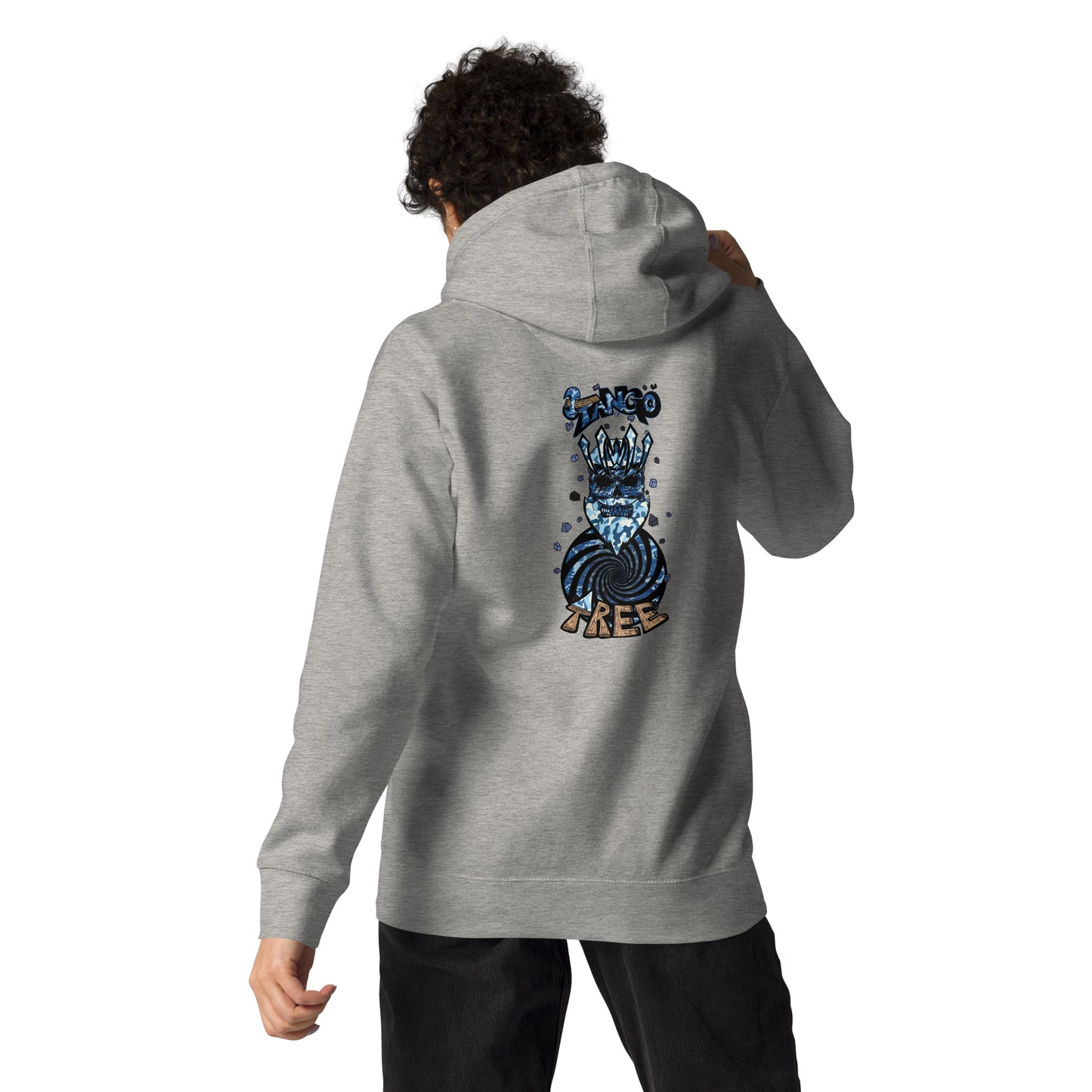 Unisex Hoodie "King of the Vortex" Street Blue Edition