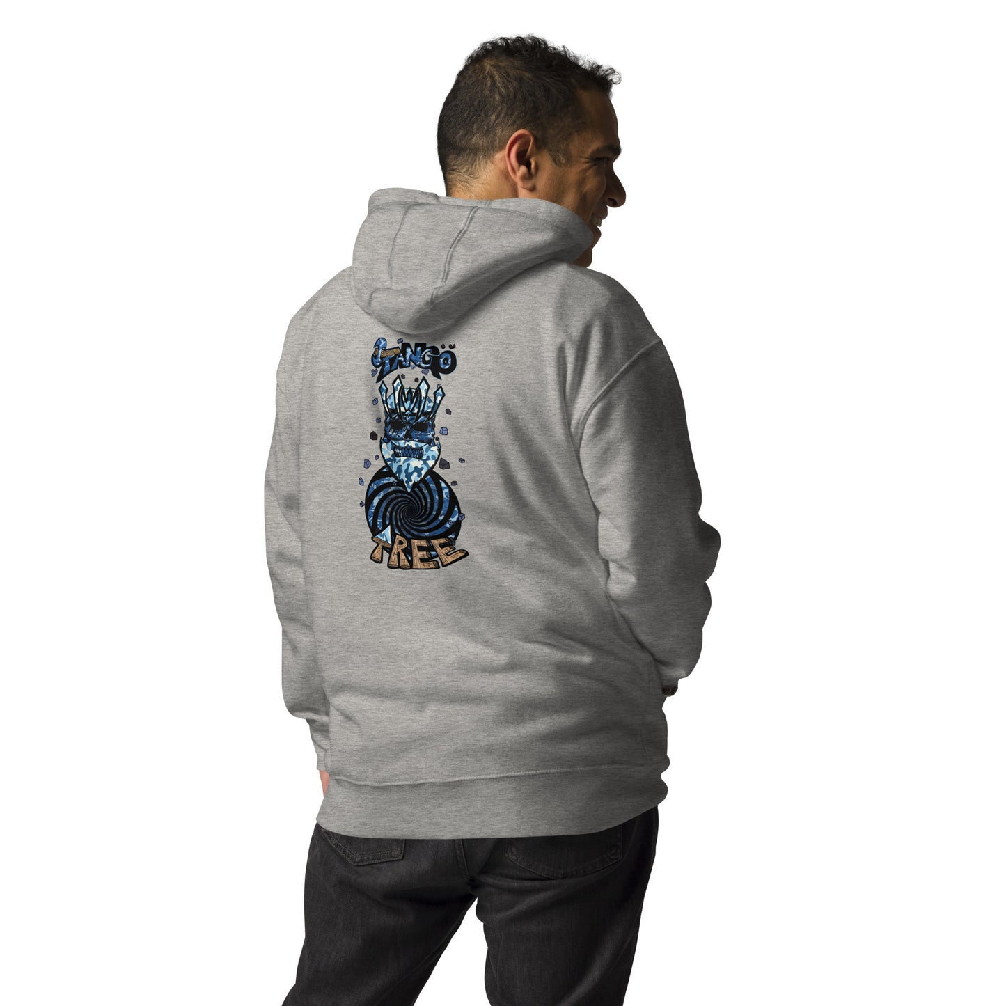 Unisex Hoodie "King of the Vortex" Street Blue Edition