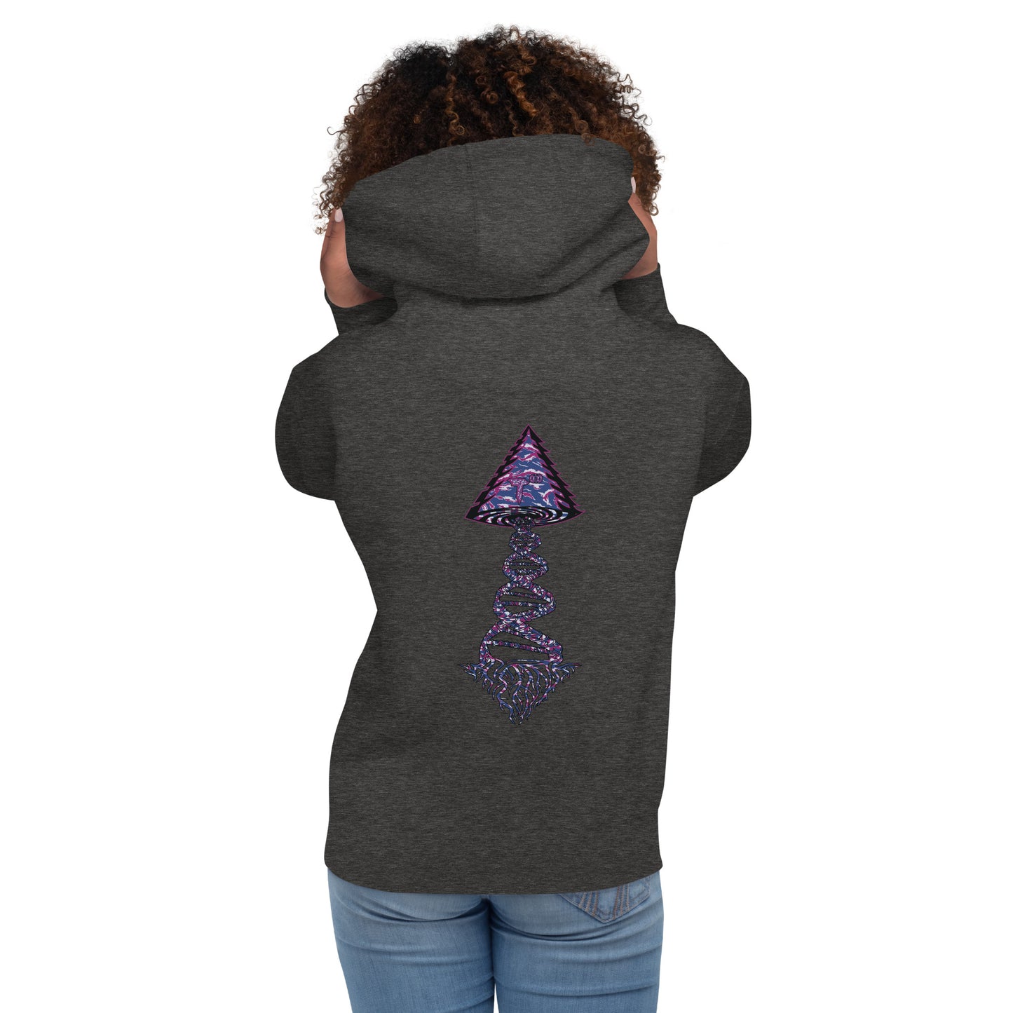 Unisex Hoodie "DNA Tree Vortex" Blurple Edition