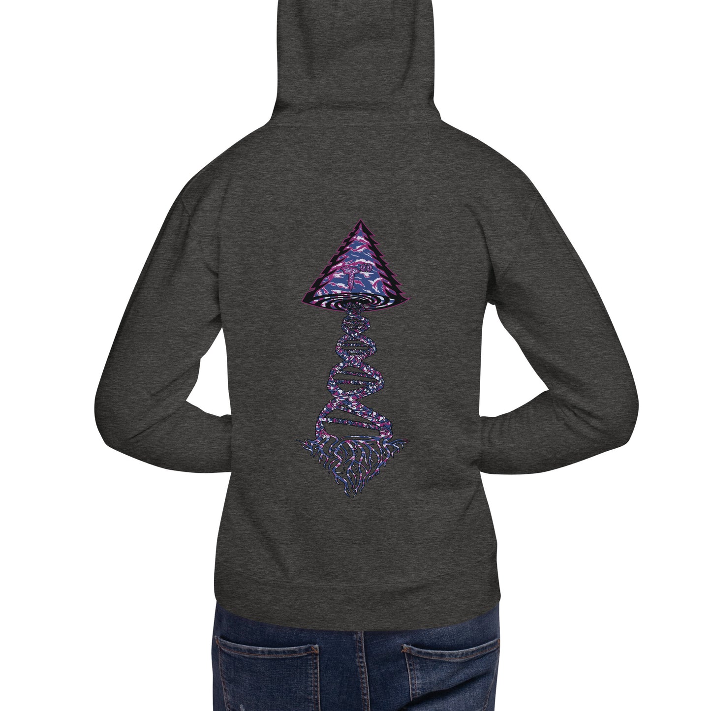 Unisex Hoodie "DNA Tree Vortex" Blurple Edition