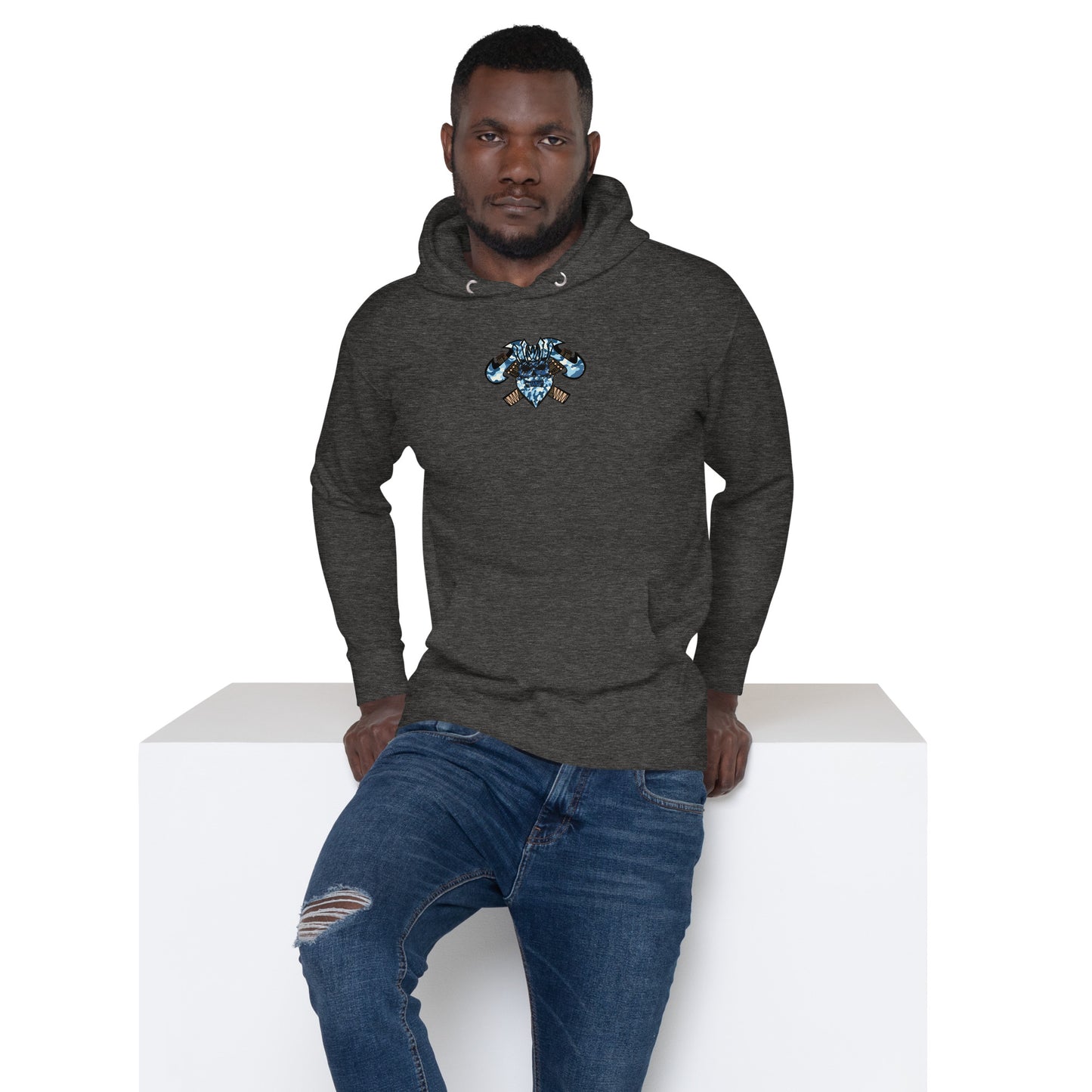 Unisex Hoodie "King of the Vortex" Street Blue Edition