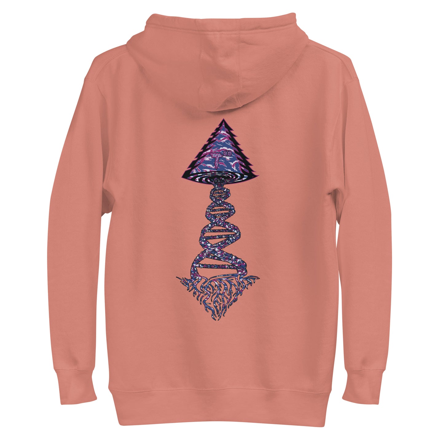 Unisex Hoodie "DNA Tree Vortex" Blurple Edition