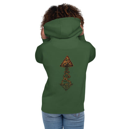 Unisex Hoodie "DNA Tree Vortex" Tiger Style Edition