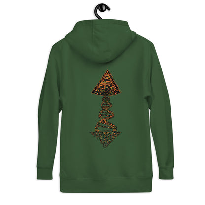 Unisex Hoodie "DNA Tree Vortex" Tiger Style Edition