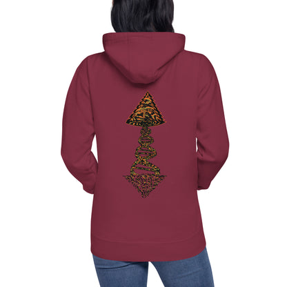 Unisex Hoodie "DNA Tree Vortex" Tiger Style Edition