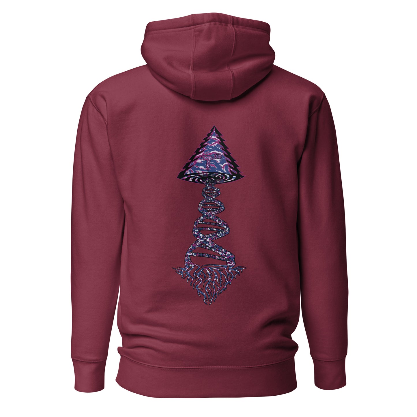 Unisex Hoodie "DNA Tree Vortex" Blurple Edition