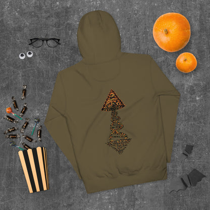 Unisex Hoodie "DNA Tree Vortex" Tiger Style Edition