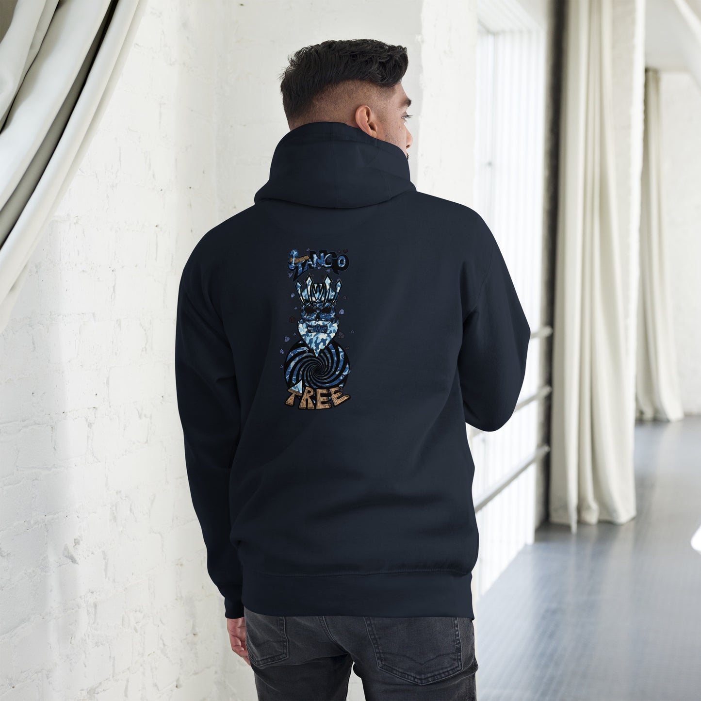 Unisex Hoodie "King of the Vortex" Street Blue Edition