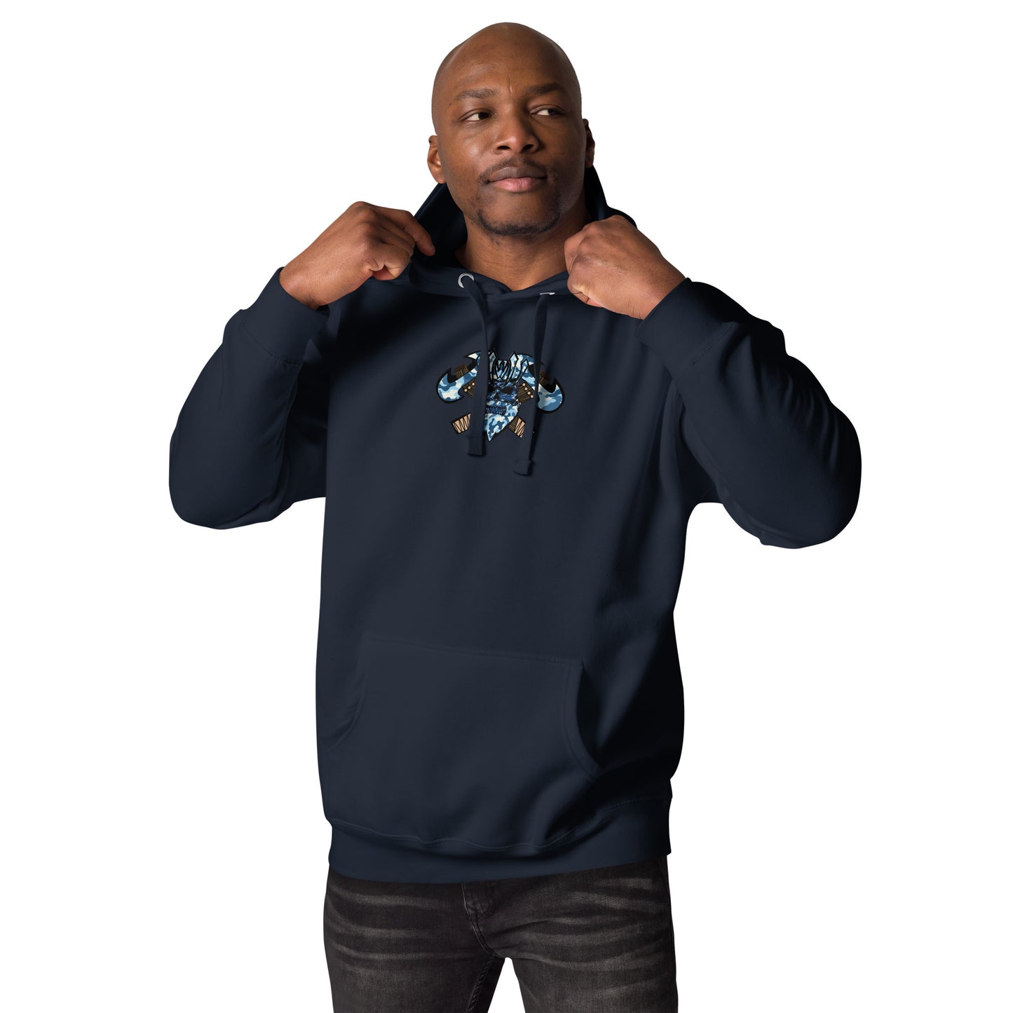 Unisex Hoodie "King of the Vortex" Street Blue Edition