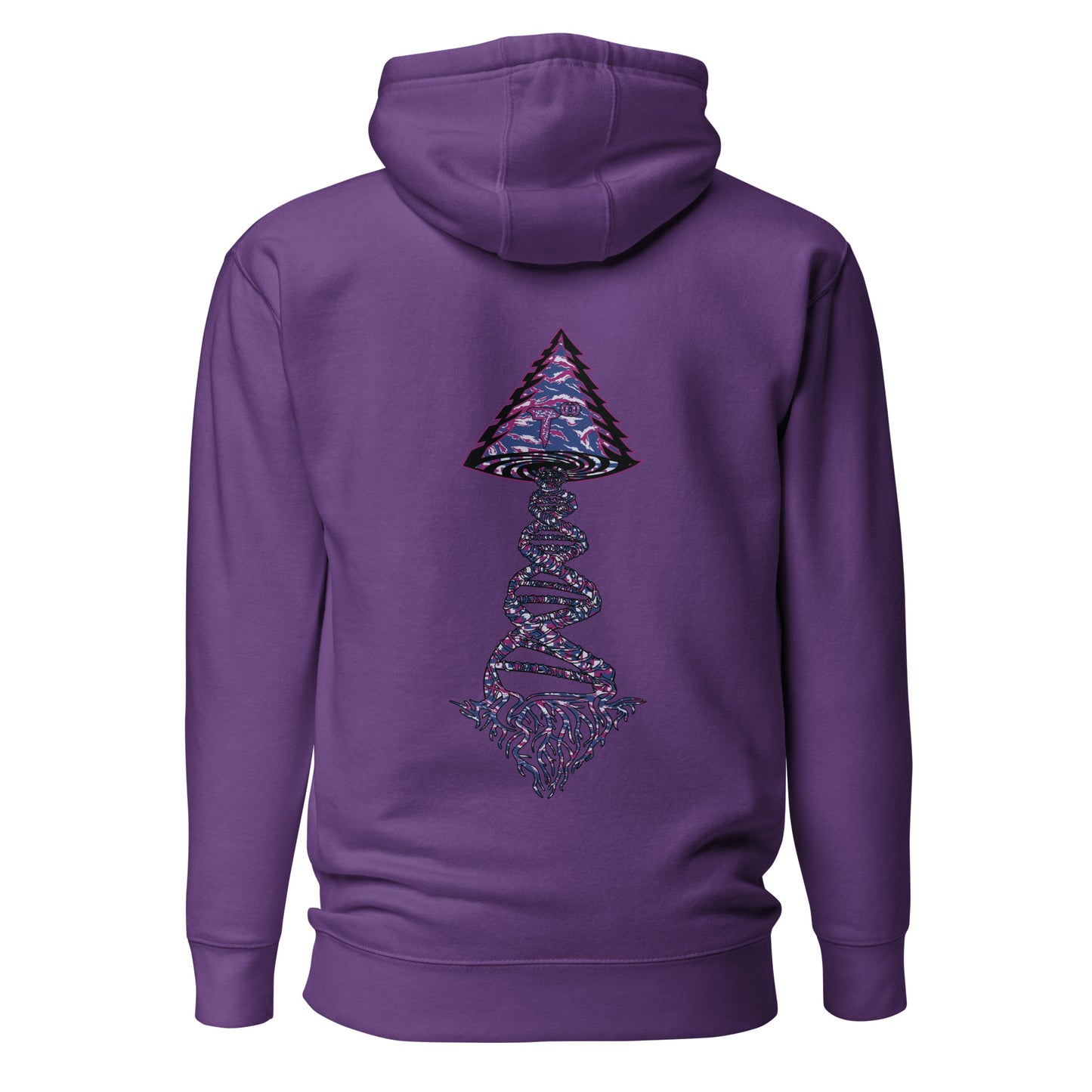 Unisex Hoodie "DNA Tree Vortex" Blurple Edition