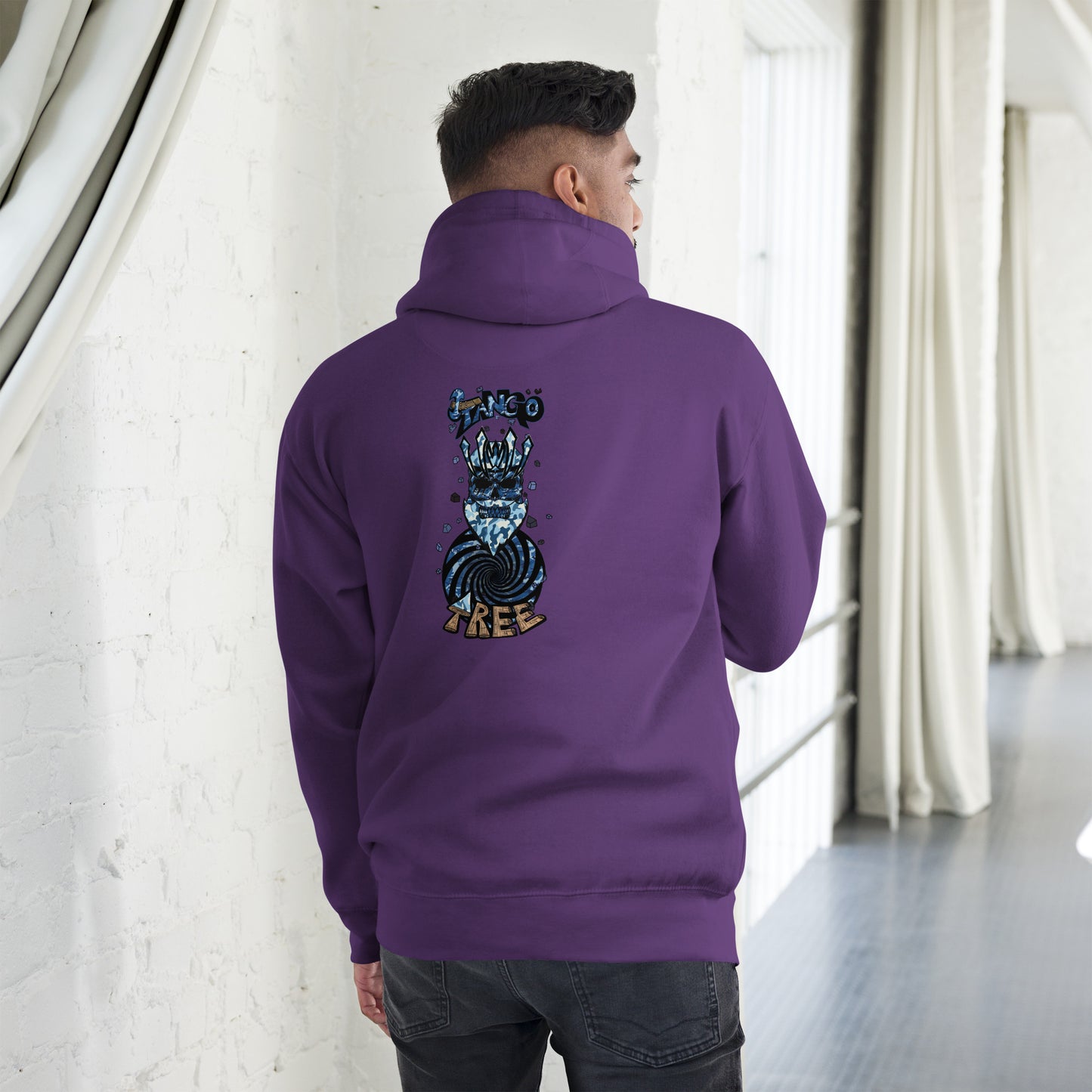 Unisex Hoodie "King of the Vortex" Street Blue Edition