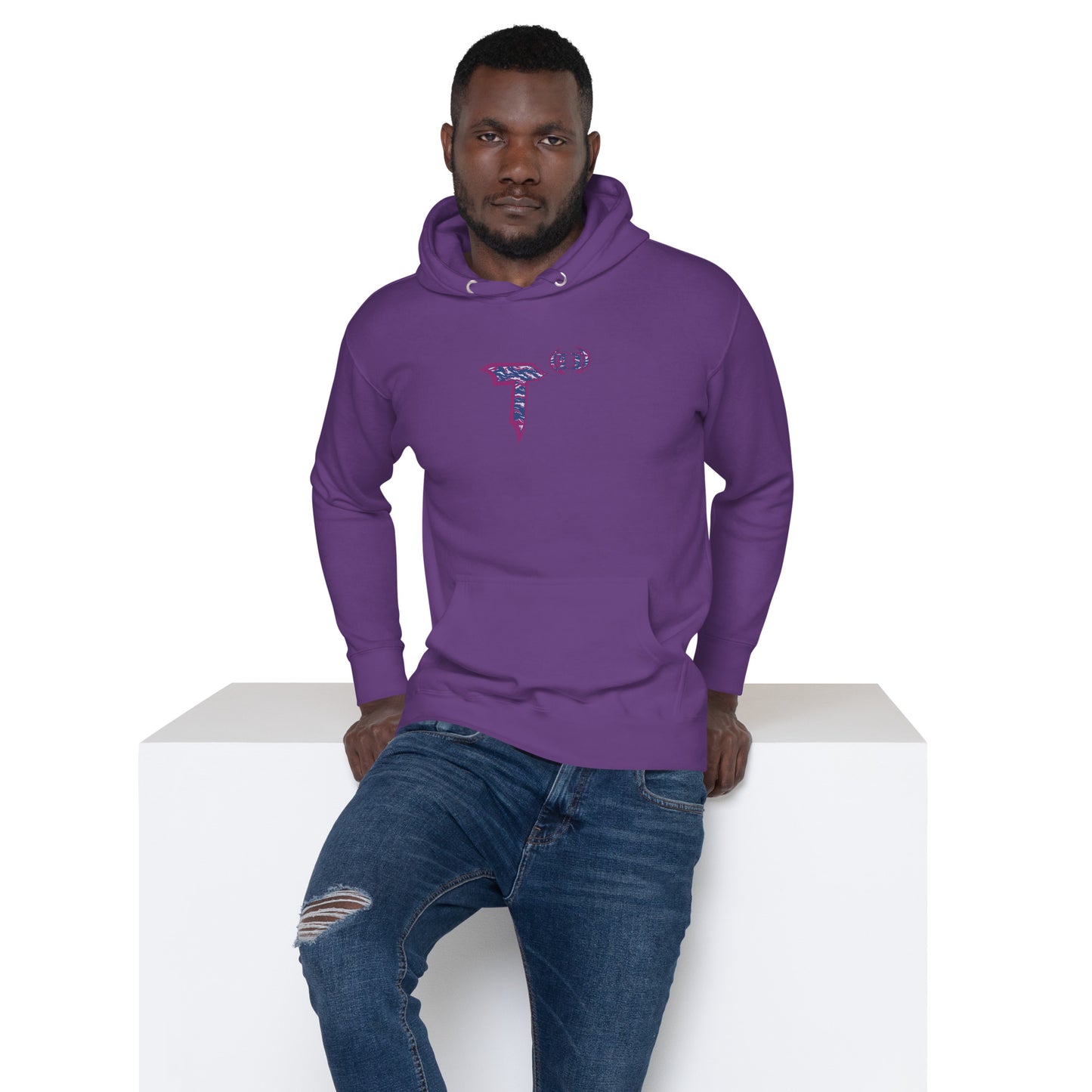 Unisex Hoodie "DNA Tree Vortex" Blurple Edition