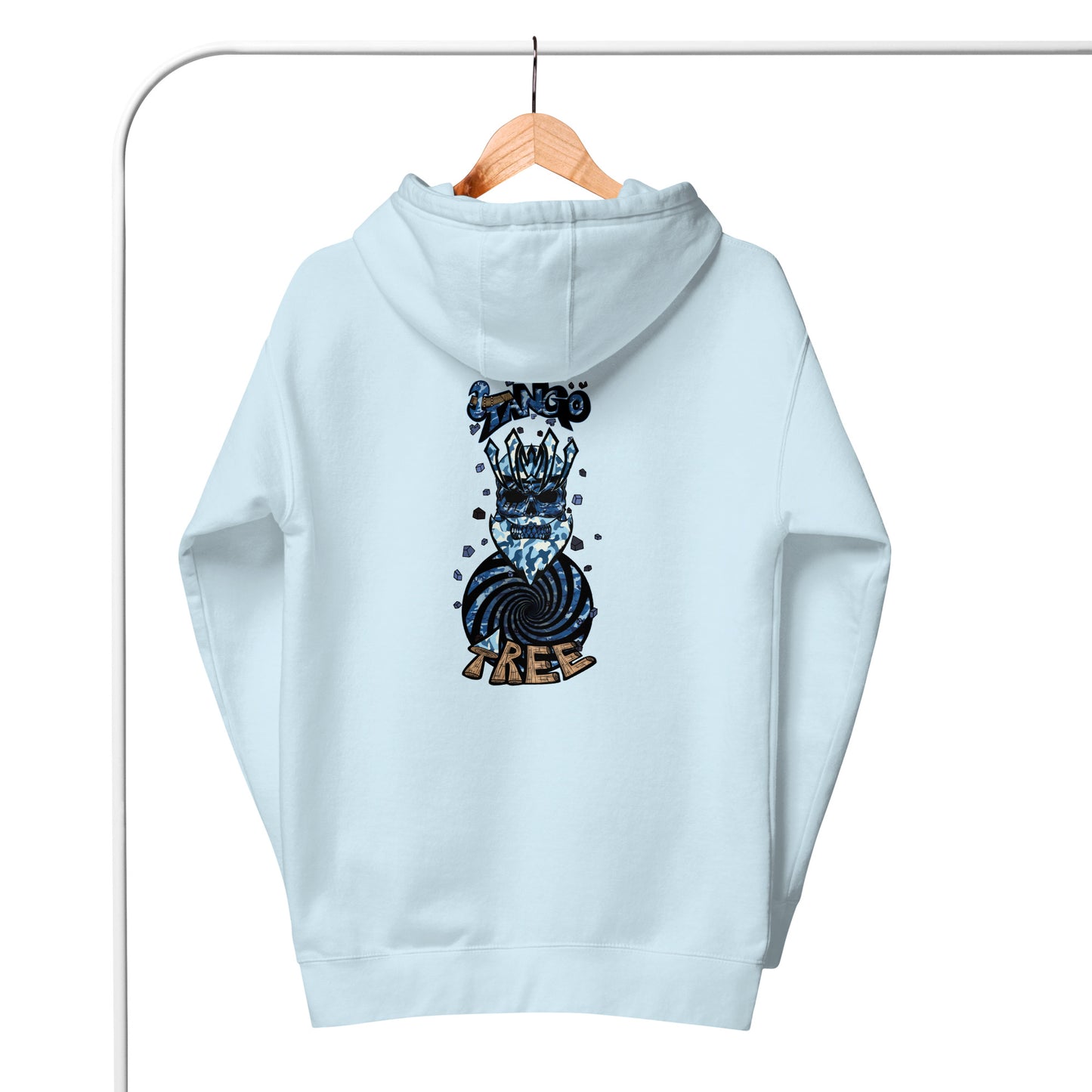 Unisex Hoodie "King of the Vortex" Street Blue Edition