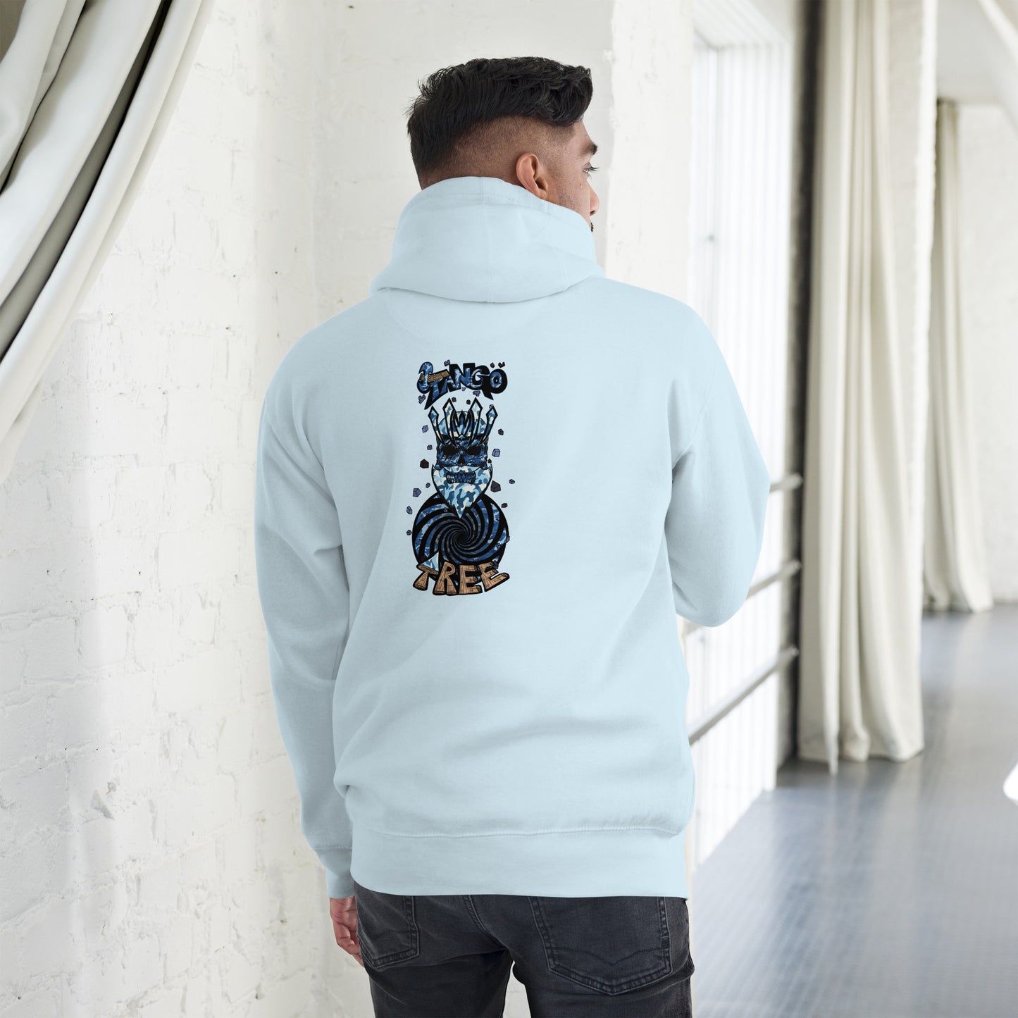 Unisex Hoodie "King of the Vortex" Street Blue Edition