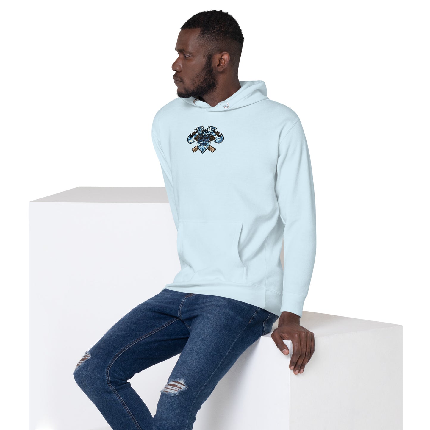 Unisex Hoodie "King of the Vortex" Street Blue Edition