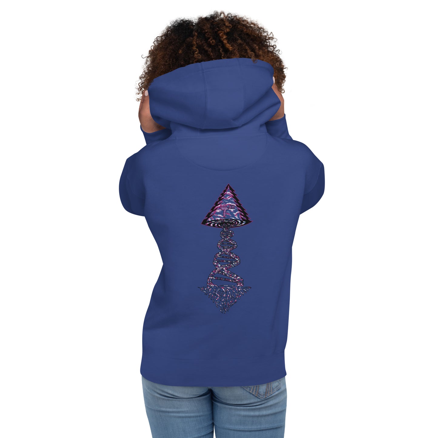 Unisex Hoodie "DNA Tree Vortex" Blurple Edition