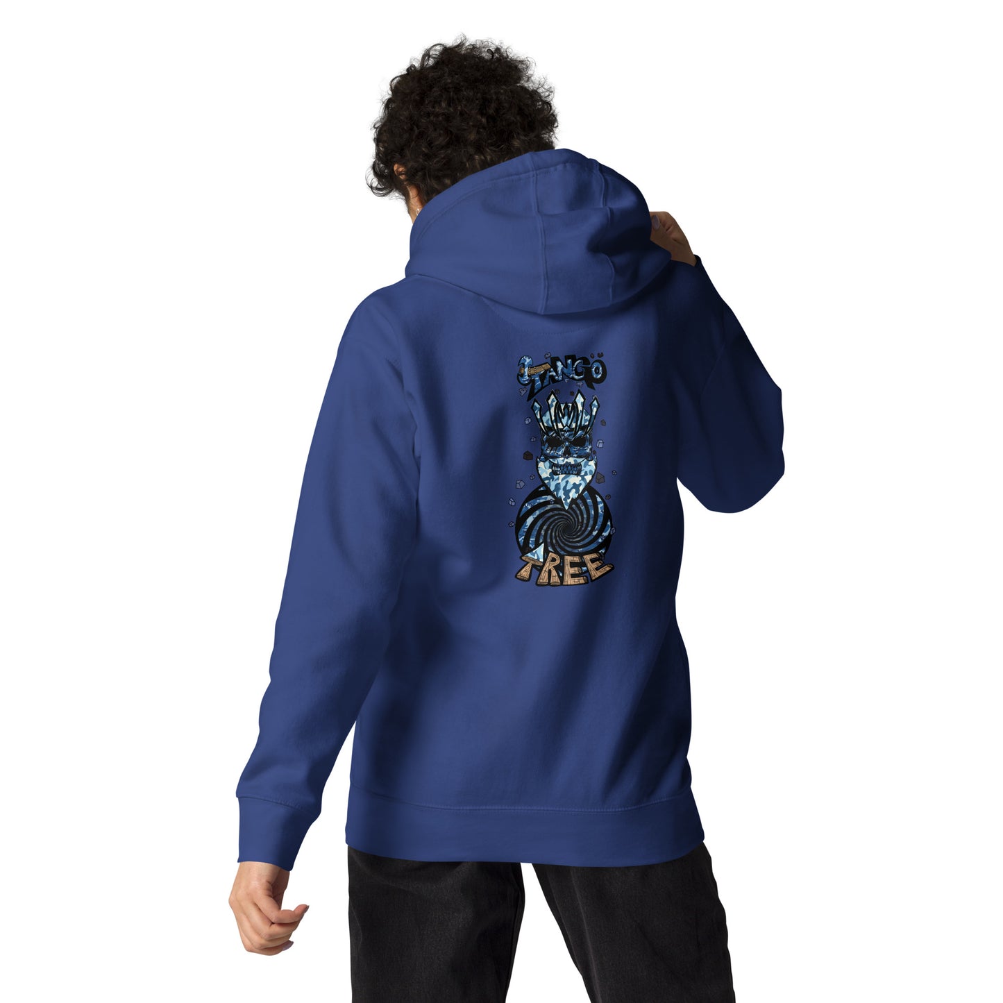 Unisex Hoodie "King of the Vortex" Street Blue Edition