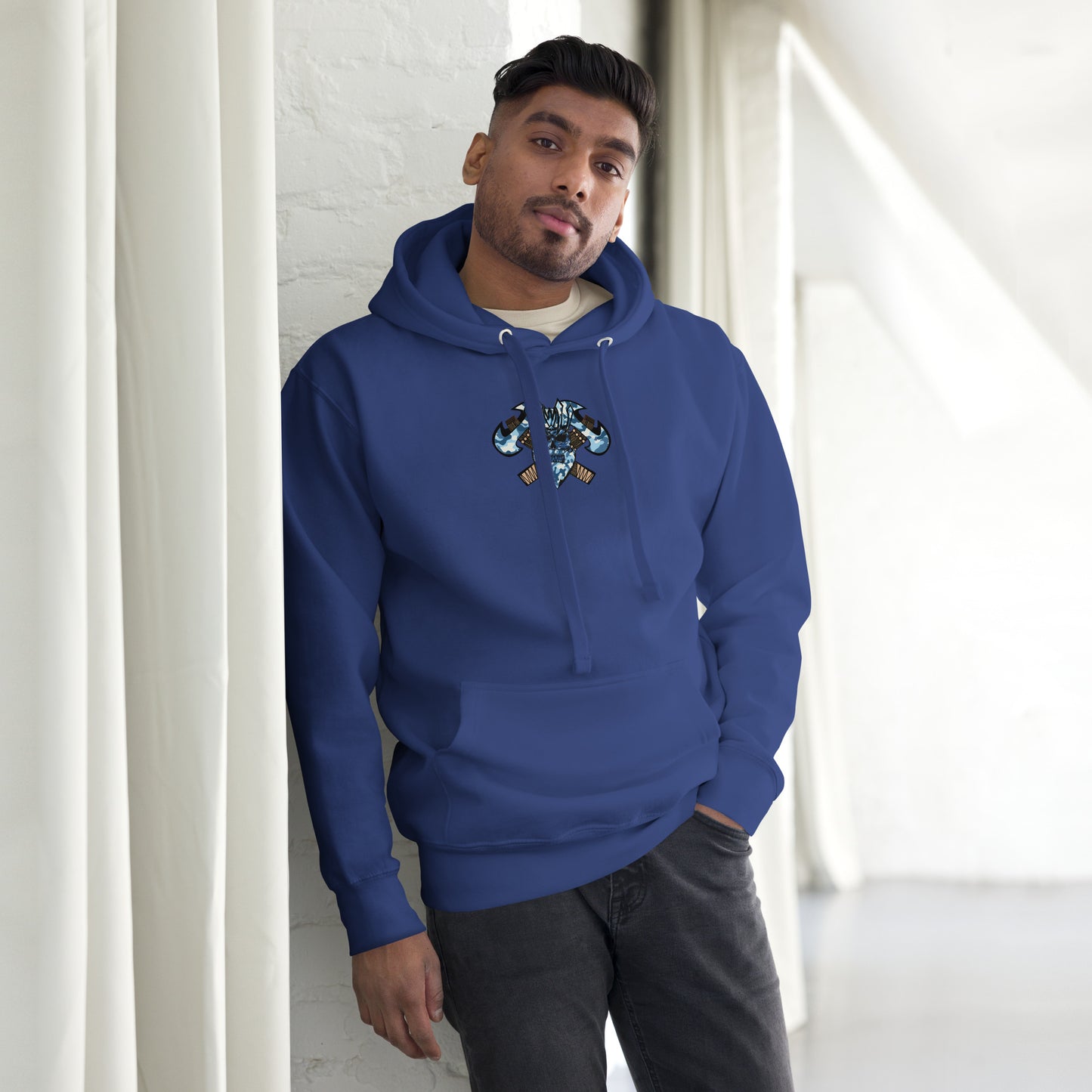 Unisex Hoodie "King of the Vortex" Street Blue Edition