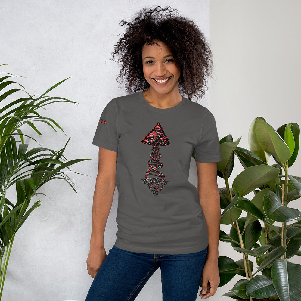 Bella Canvas Unisex t-shirt "DNA Tree Vortex" Tiger Stripe Blood Clot Edition