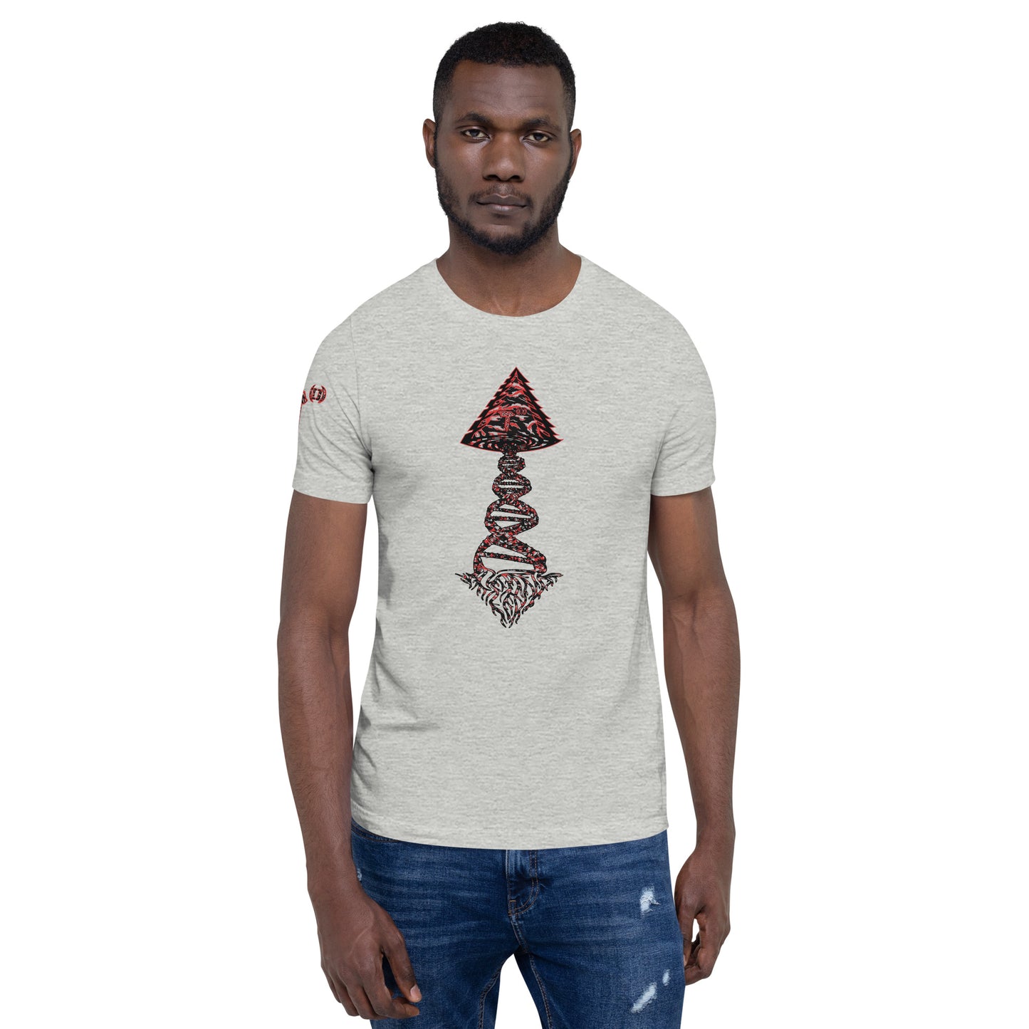 Bella Canvas Unisex t-shirt "DNA Tree Vortex" Tiger Stripe Blood Clot Edition