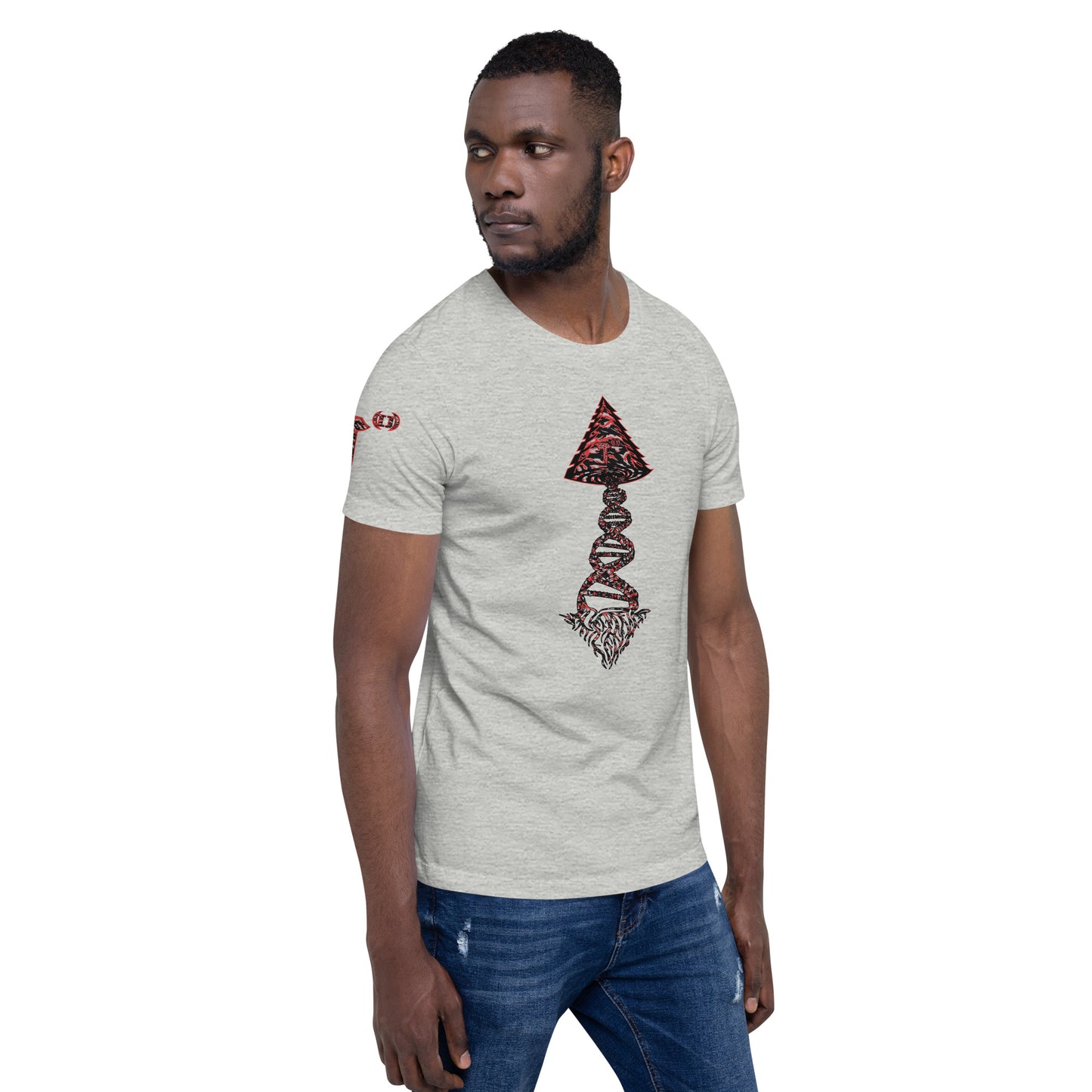 Bella Canvas Unisex t-shirt "DNA Tree Vortex" Tiger Stripe Blood Clot Edition