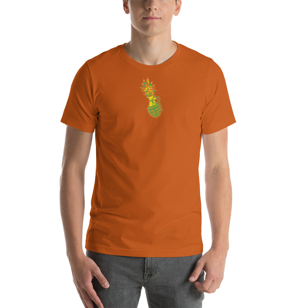 Bella Canvas Unisex t-shirt "Digi The Pineapple Grenade Vortex" Digital Tang Edition