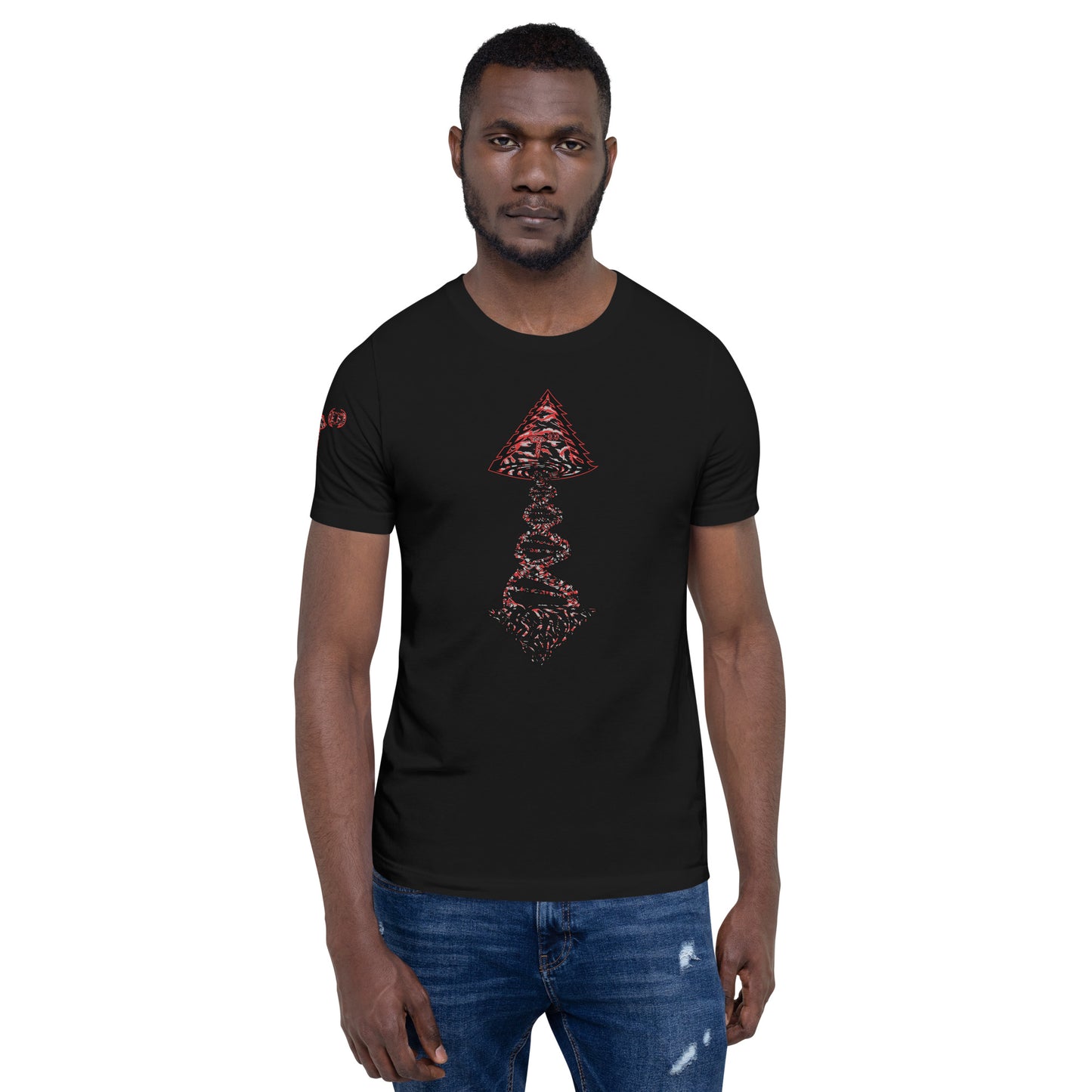 Bella Canvas Unisex t-shirt "DNA Tree Vortex" Tiger Stripe Blood Clot Edition