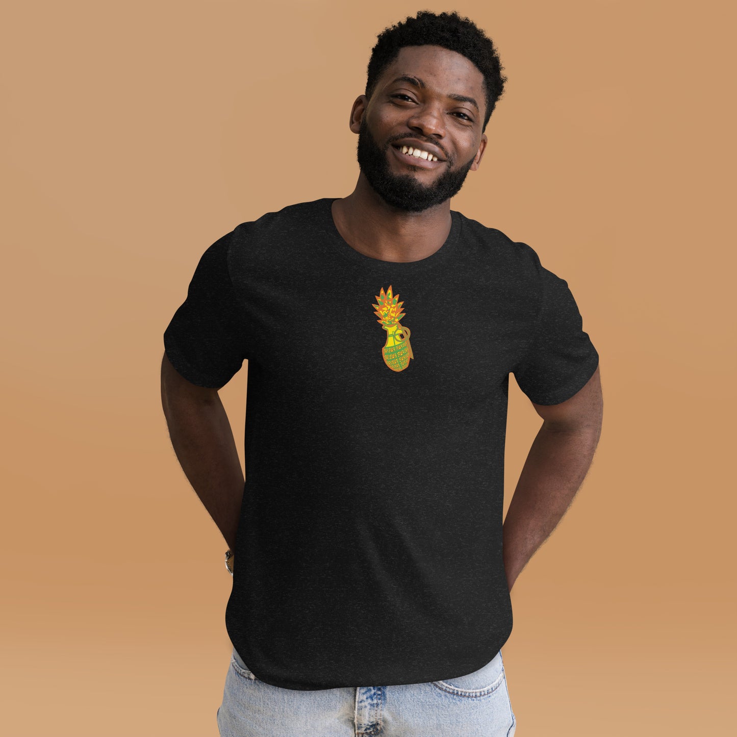 Bella Canvas Unisex t-shirt "Digi The Pineapple Grenade Vortex" Digital Tang Edition