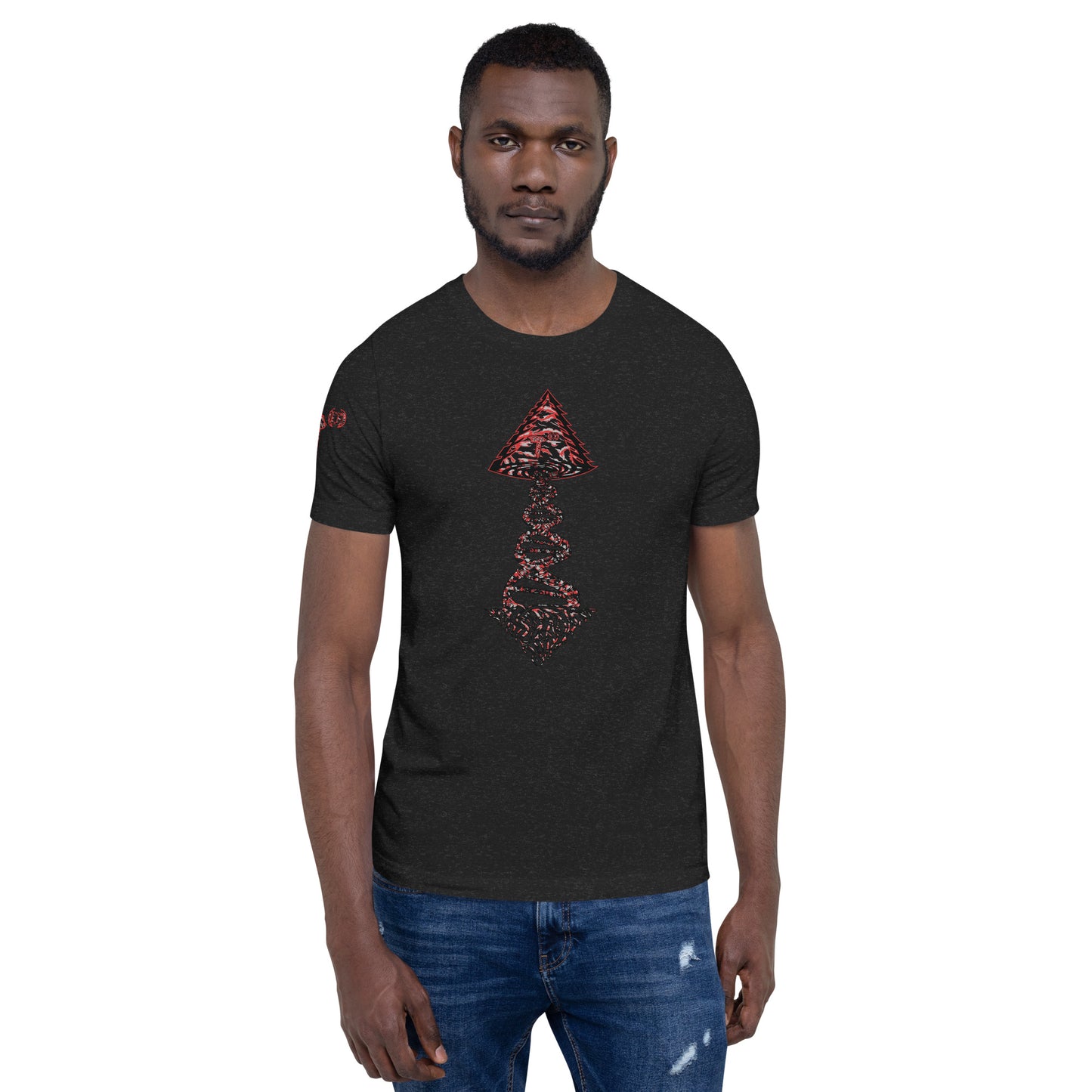 Bella Canvas Unisex t-shirt "DNA Tree Vortex" Tiger Stripe Blood Clot Edition