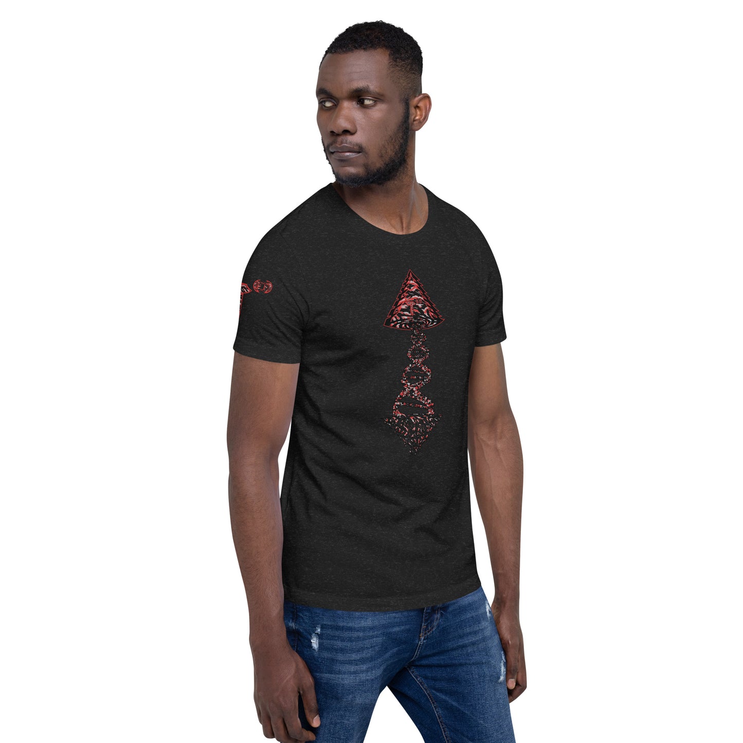 Bella Canvas Unisex t-shirt "DNA Tree Vortex" Tiger Stripe Blood Clot Edition