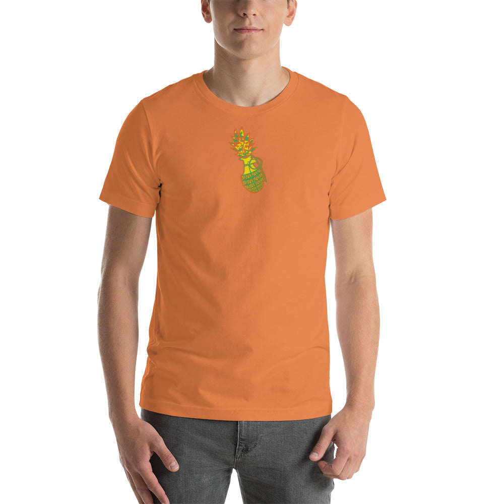 Bella Canvas Unisex t-shirt "Digi The Pineapple Grenade Vortex" Digital Tang Edition