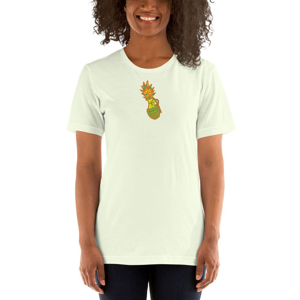 Bella Canvas Unisex t-shirt "Digi The Pineapple Grenade Vortex" Digital Tang Edition