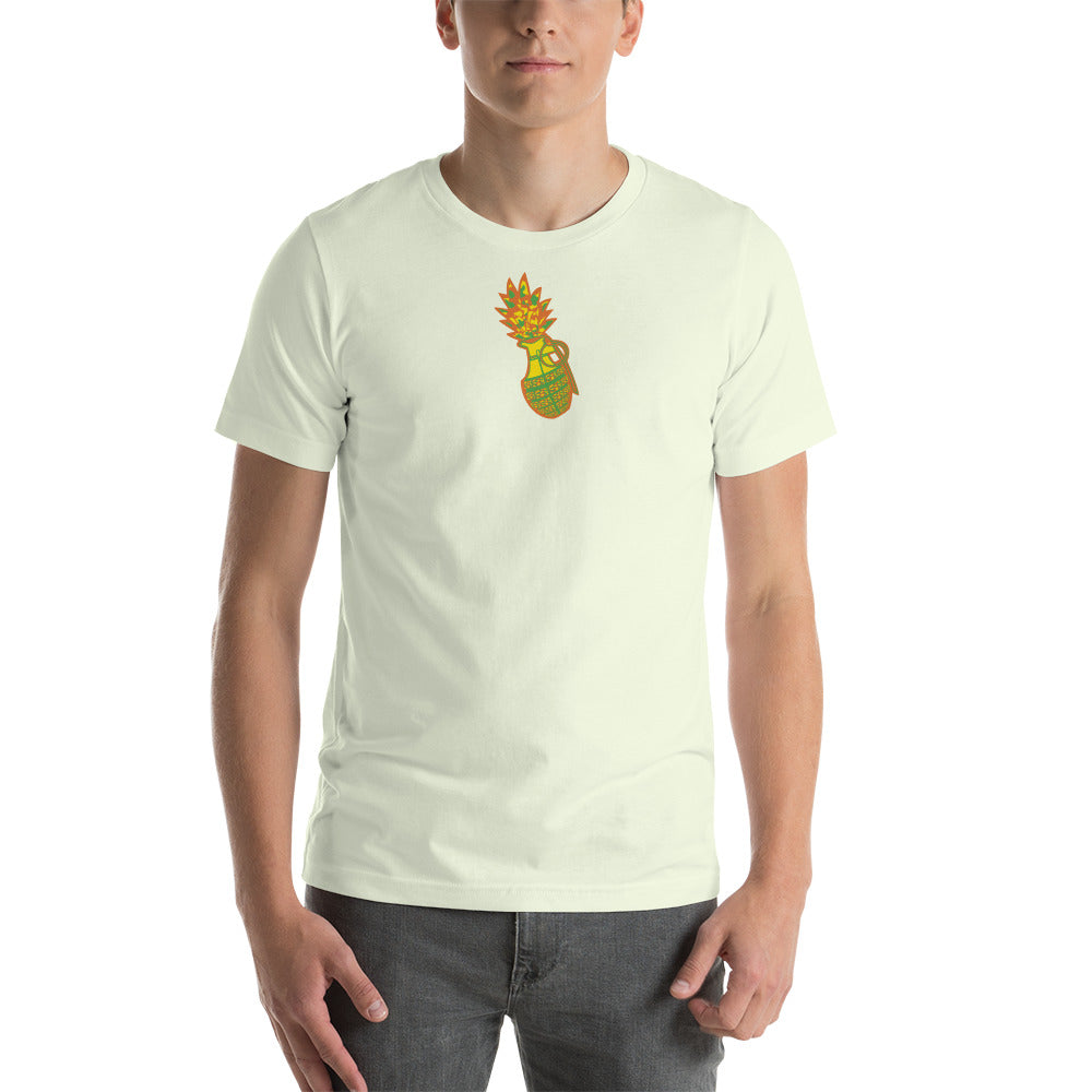 Bella Canvas Unisex t-shirt "Digi The Pineapple Grenade Vortex" Digital Tang Edition