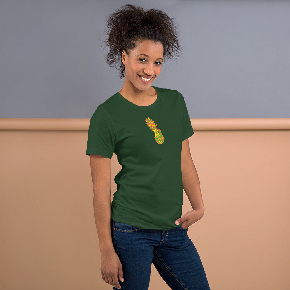 Bella Canvas Unisex t-shirt "Digi The Pineapple Grenade Vortex" Digital Tang Edition