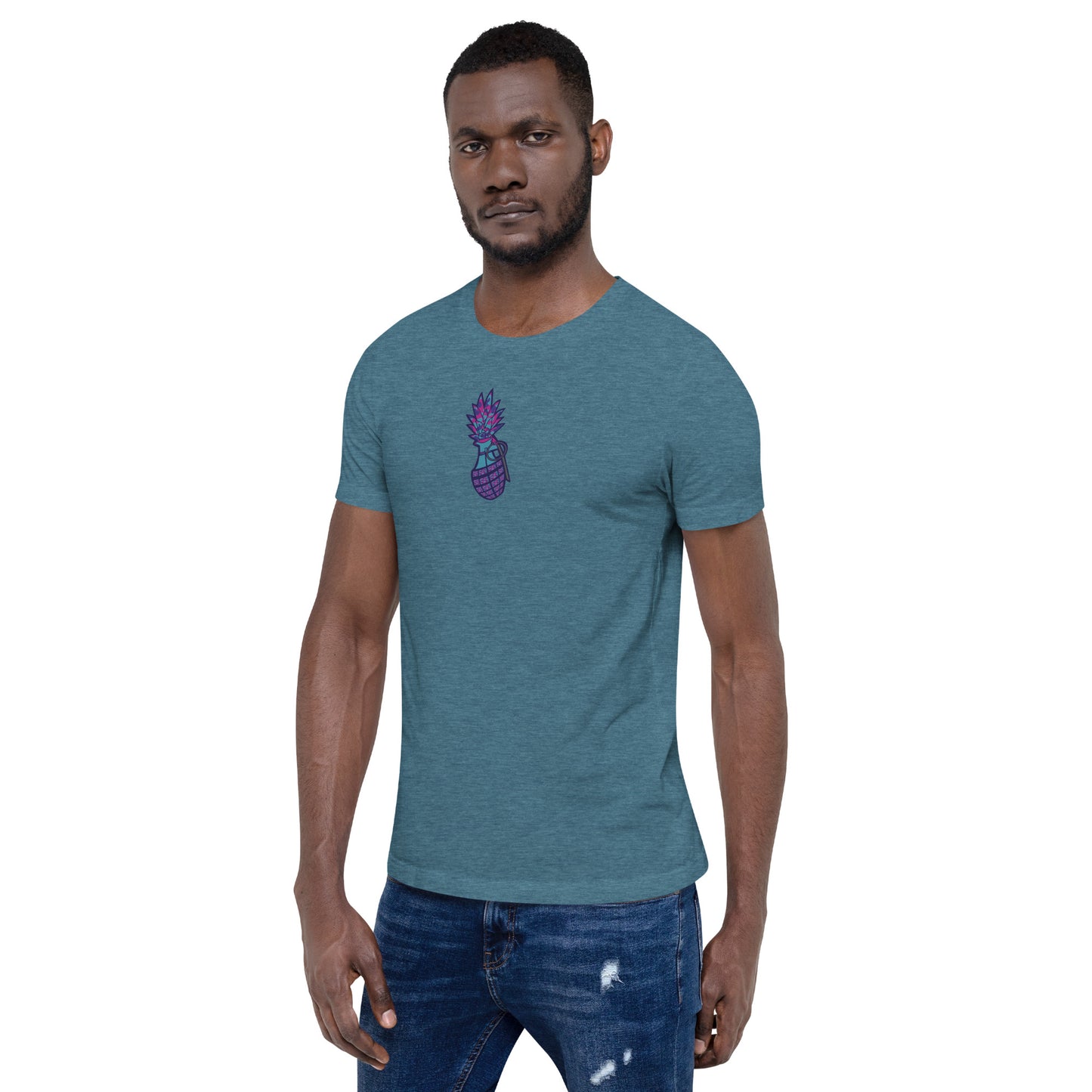 Bella Canvas Unisex t-shirt "Digi The Pineapple Grenade Vortex" Digital Magic Edition