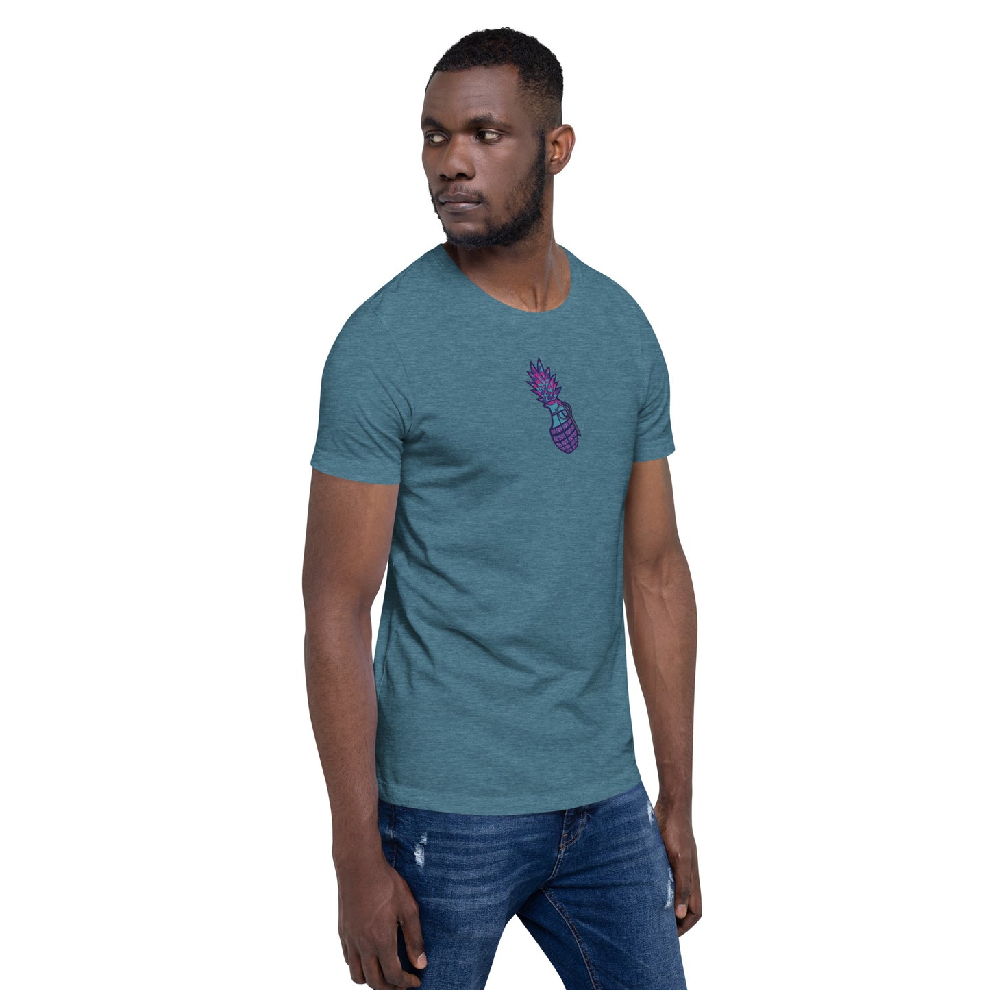 Bella Canvas Unisex t-shirt "Digi The Pineapple Grenade Vortex" Digital Magic Edition