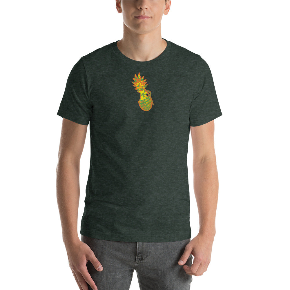 Bella Canvas Unisex t-shirt "Digi The Pineapple Grenade Vortex" Digital Tang Edition