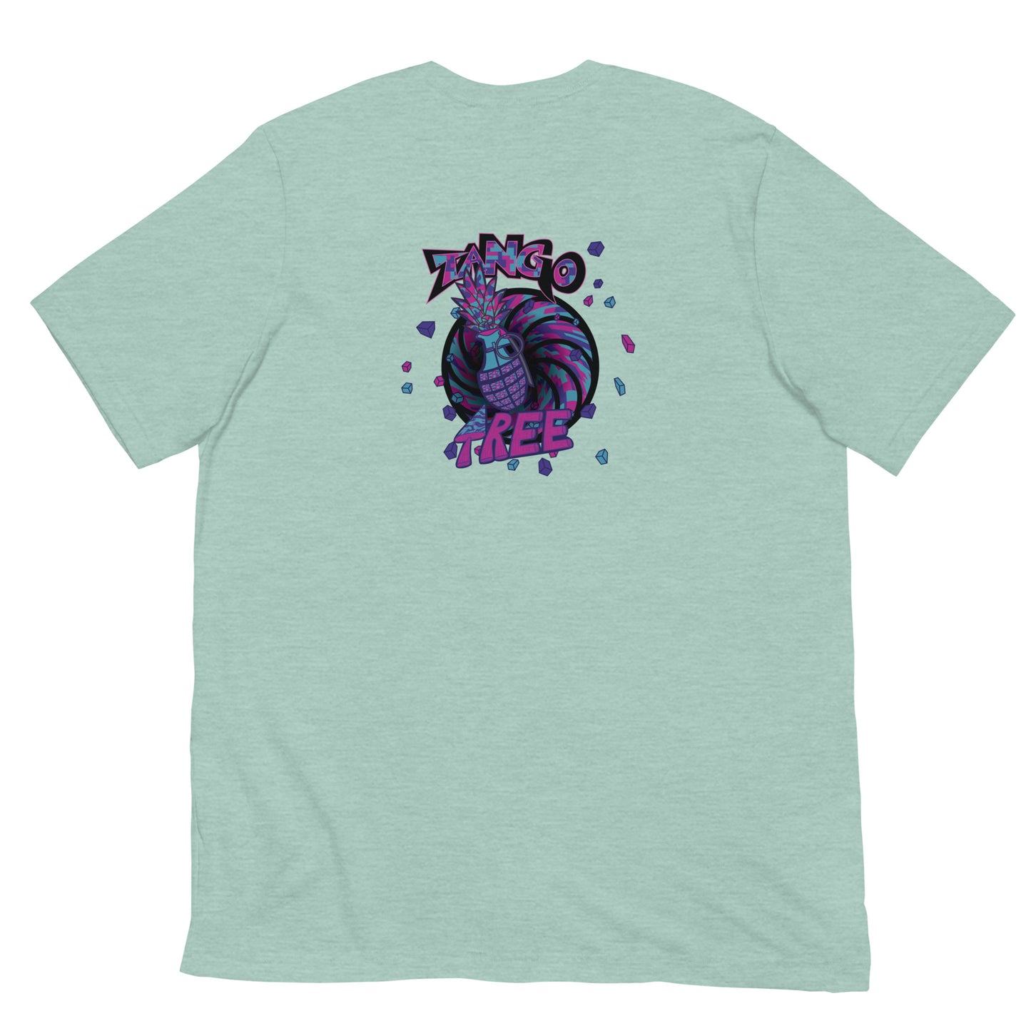 Bella Canvas Unisex t-shirt "Digi The Pineapple Grenade Vortex" Digital Magic Edition