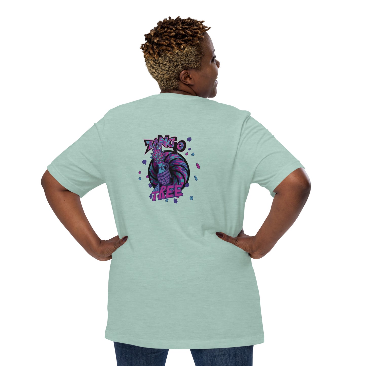 Bella Canvas Unisex t-shirt "Digi The Pineapple Grenade Vortex" Digital Magic Edition