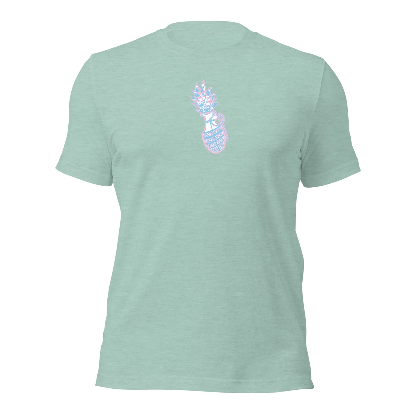 Bella Canvas Unisex t-shirt "Digi The Pineapple Grenade Vortex" Digital Elegant Edition