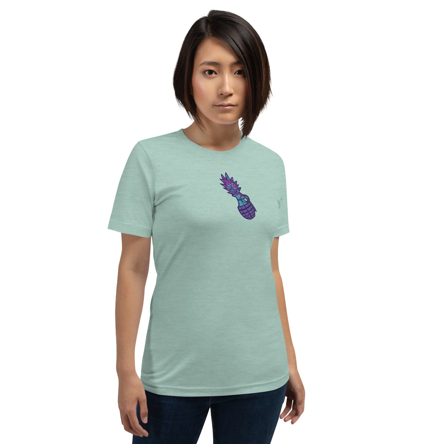 Bella Canvas Unisex t-shirt "Digi The Pineapple Grenade Vortex" Digital Magic Edition