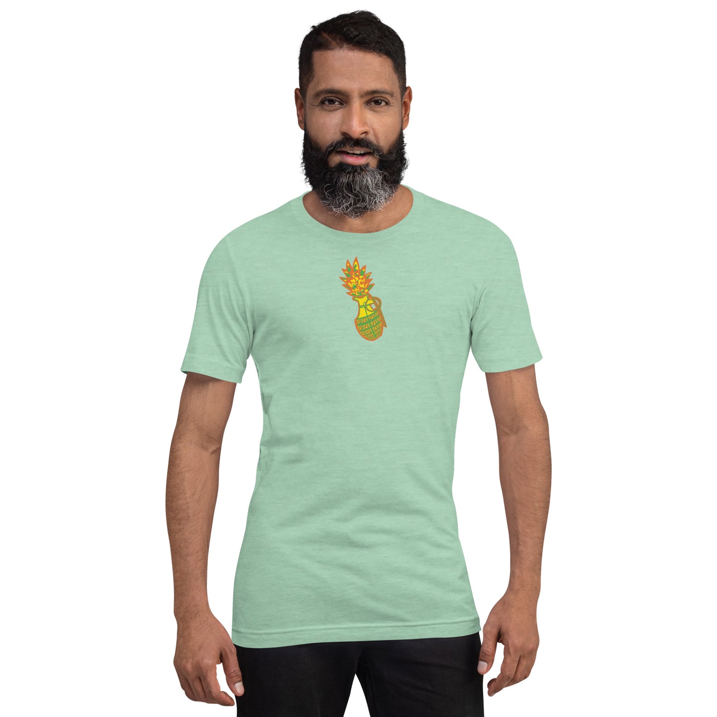 Bella Canvas Unisex t-shirt "Digi The Pineapple Grenade Vortex" Digital Tang Edition