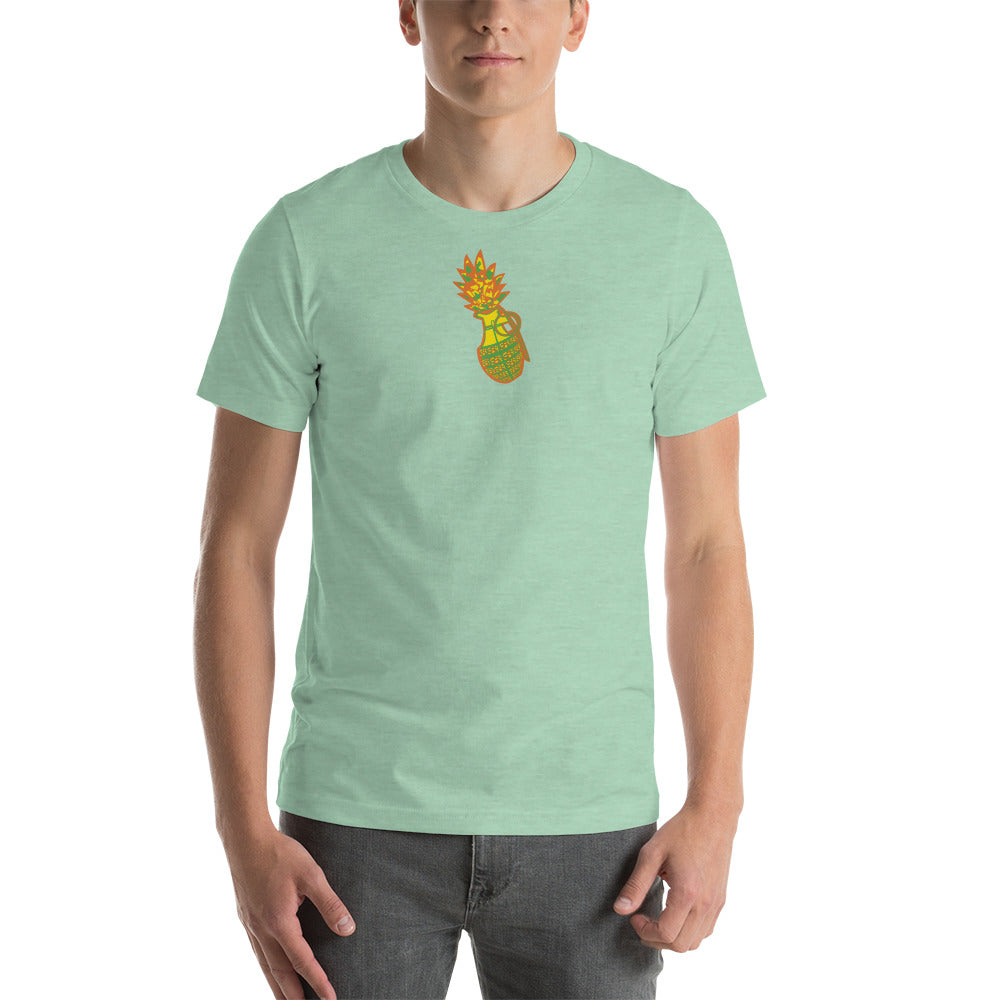 Bella Canvas Unisex t-shirt "Digi The Pineapple Grenade Vortex" Digital Tang Edition