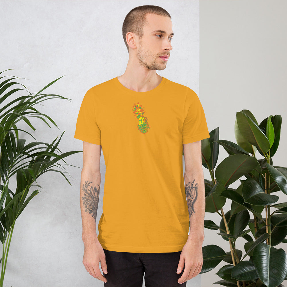 Bella Canvas Unisex t-shirt "Digi The Pineapple Grenade Vortex" Digital Tang Edition