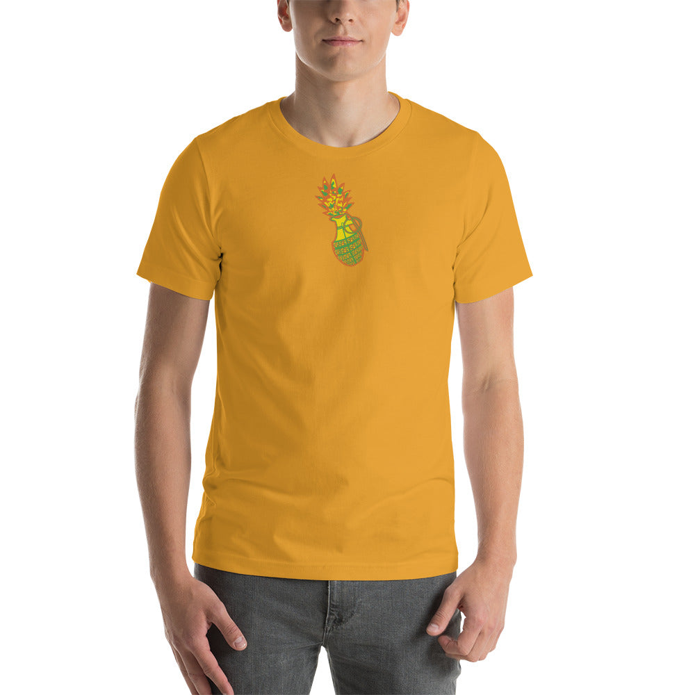 Bella Canvas Unisex t-shirt "Digi The Pineapple Grenade Vortex" Digital Tang Edition