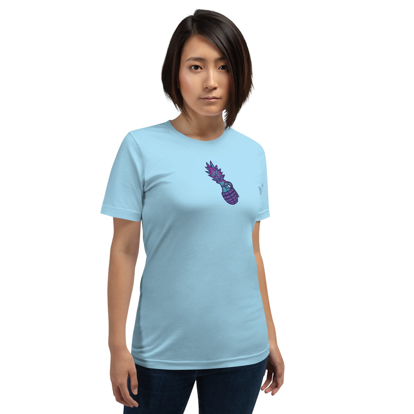 Bella Canvas Unisex t-shirt "Digi The Pineapple Grenade Vortex" Digital Magic Edition