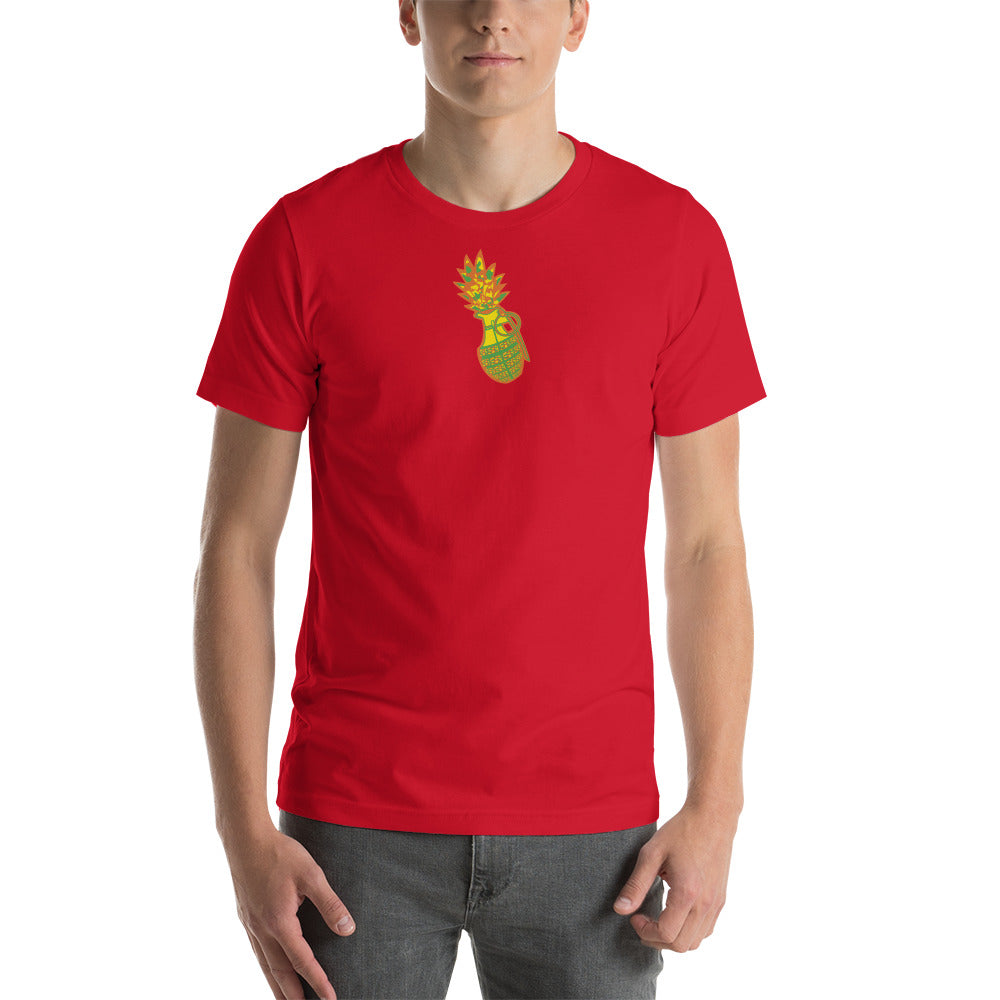 Bella Canvas Unisex t-shirt "Digi The Pineapple Grenade Vortex" Digital Tang Edition