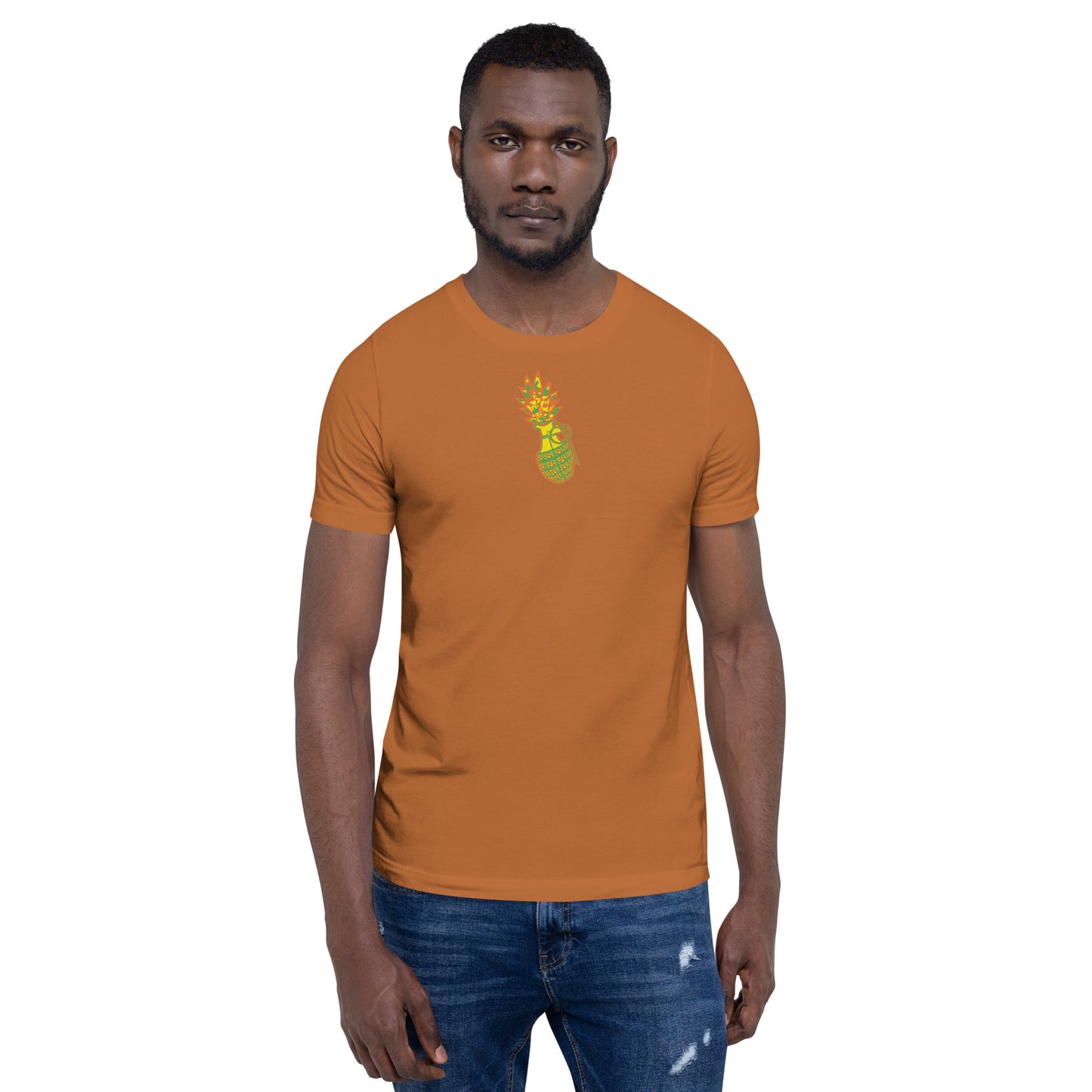 Bella Canvas Unisex t-shirt "Digi The Pineapple Grenade Vortex" Digital Tang Edition