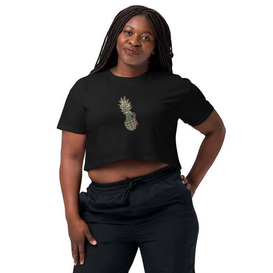 AS Colour Women’s crop top "Digi Pineapple Grenade" Digital Can't See Me Edition