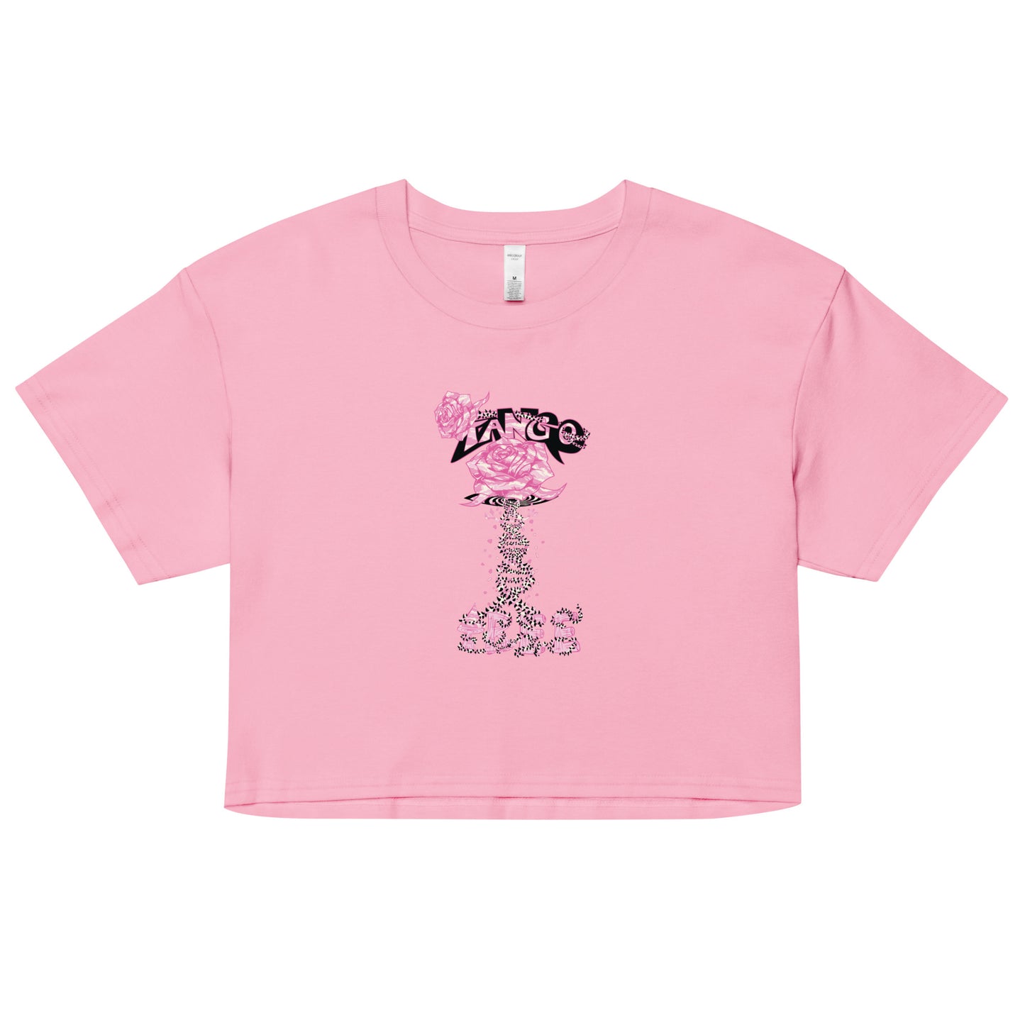 Women’s crop top "Rose of life Vortex" Barbie Edition